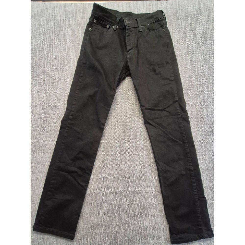 Levi 511 men's black slim denim jeans 30x30 Cotton mid rise classic